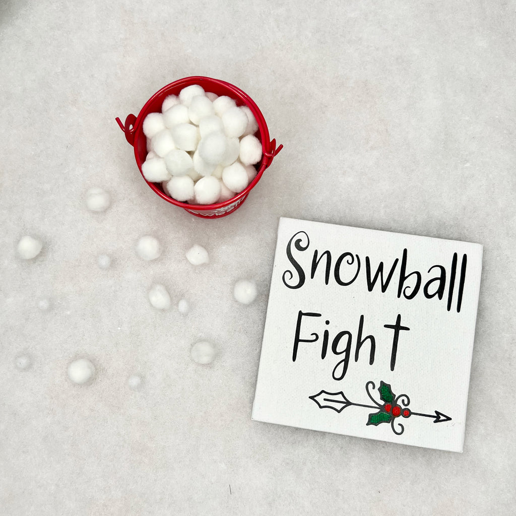 INDOOR SNOWBALL KIT, Snowball Kits, Kids Christmas Kits, Snowball